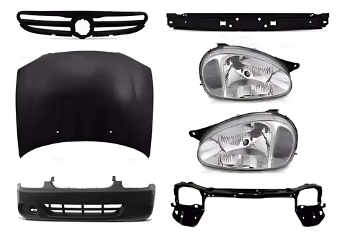 Capot Opticas Paragolpe Frente Alma Parrilla Corsa Classic