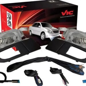Kit Faro Auxiliar Chevrolet Corsa Classic 2010 2011 12 13 14 Acrílico