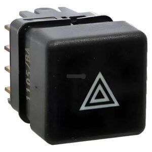 Tecla De Baliza Fiat Spazio / 147 1987 A 1993 Iluminada Negro