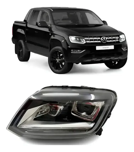 Optica Vw Amarok 2017 A 2023 C/led Y Lupa / Alta Calidad! Izquierdo/conductor - foto 2