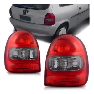 Juego Par Faro Trasero Chevrolet Corsa 3 Puertas M/nuevo Ambos Lados Rojo