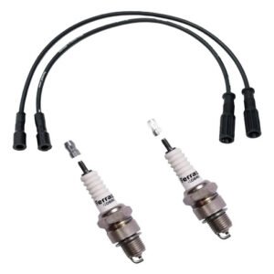 Kit Cables Basic + Bujias Ferrazzi Citroen 2cv 0.4 Y 3cv 0.6 Negro
