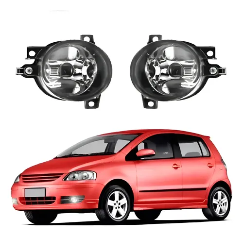 Juego Faro Auxiliar Volkswagen Fox 2003 2004 2005 2006 2007 Ambos Lados