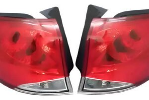 Juego Par Faro Trasero Fiat Palio 2008 Exterior Week Ambos Lados Rojo
