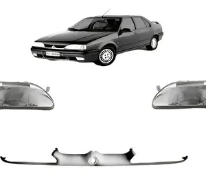 Optica Renault 19 + Giro + Parrilla Grilla Oferta Por Todo Garantia Por Errores De Fabricacion, No Por Mala Colocacion.