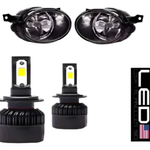Juego Faro Auxiliar Vw Vento 06/11 (g5) Con Creeled Ambos Lados
