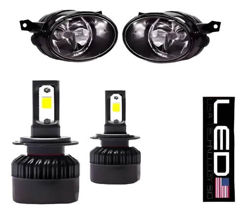 Juego Faro Auxiliar Vw Vento 06/11 (g5) Con Creeled Ambos Lados