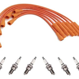 Kit Cables + Bujias Ferrazzi Ford Falcon F-100 Fairlane 6c Naranja