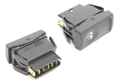 Tecla Levanta Vidrios Simple Renault 19 94 A 97 5 Terminales