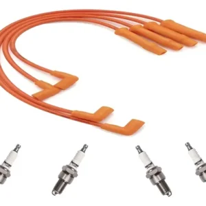 Kit Cables + Bujias Ferrazzi Gol G4 1.4 Suran G1 G2 G3 1.6 Naranja