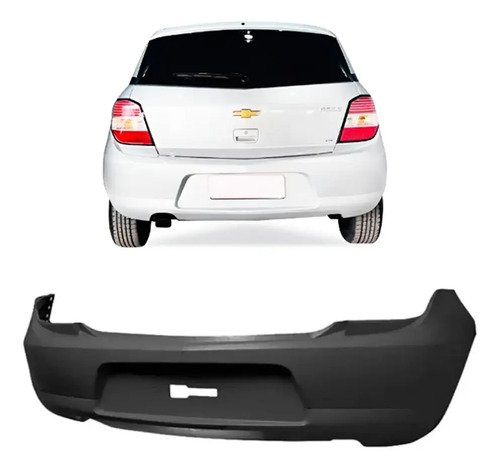 Paragolpe Trasero Chevrolet Agile 2009 2010 2011 2012 2013 - foto 2