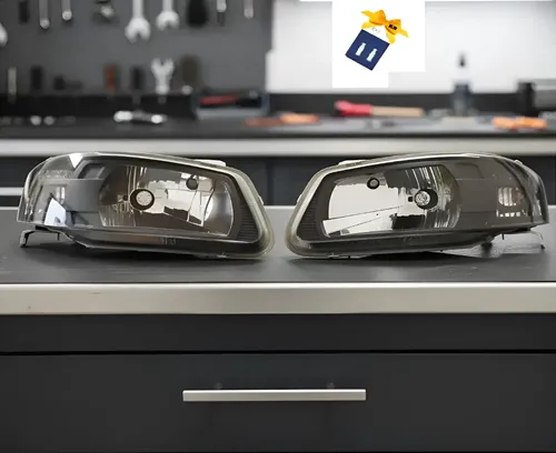Optica Volkswagen Vw Gol 4ta Power Fondo Negro Kit X 2 Unid Ambos Lados