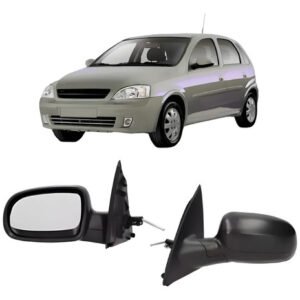 Espejo Retrovisor Chevrolet Corsa Ii 2002 A 2011 Con Comando