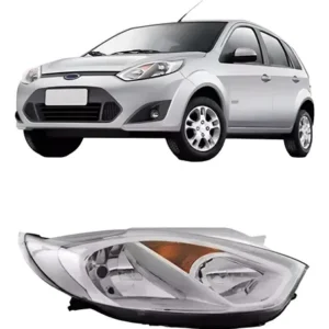 Optica Para Ford Fiesta Mk6 One 2008 A 2013 Fondo Cromado Derecho/pasajero