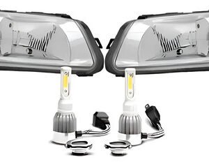 Juego Optica Vw Gol G3 1999 2000 2001 2002 2003 Sd +cree Led Ambos Lados
