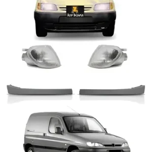Juego Giros Molduras Peugeot Partner Berlingo Gris