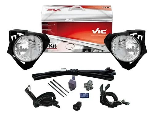 Kit Faros Auxiliares Antiniebla Toyota Hilux 2012 A 2015 Vic Estándar