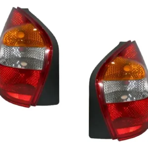 Juego Par Faro Trasero Fiat Palio 01 / 07 Fire Base Negra Ambos Lados