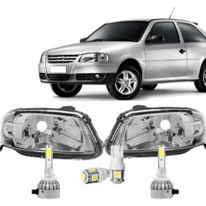 Optica Gol Power X2 + Lamparas H4 Led +t10 Led Regalo Oferta Ambos Lados