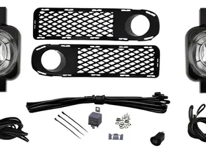 Kit Faro Auxiliar Antiniebla + Rejilla Gol G3 1999 2000 2001