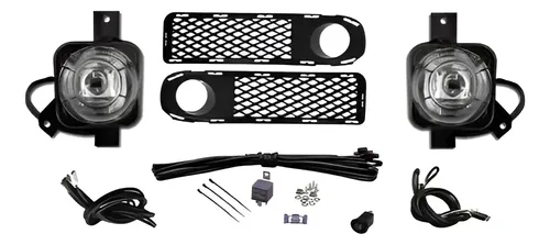 Kit Faro Auxiliar Antiniebla + Rejilla Gol G3 1999 2000 2001