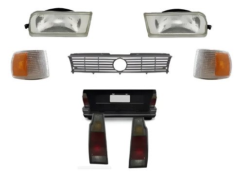 Optica Giro Parrilla Faro Trasero Saveiro G1 91 Derecho