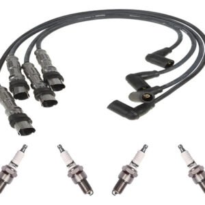 Kit Cables + Bujias Ferrazzi Vw Saveiro Gol Power G4 1.6 8v Negro