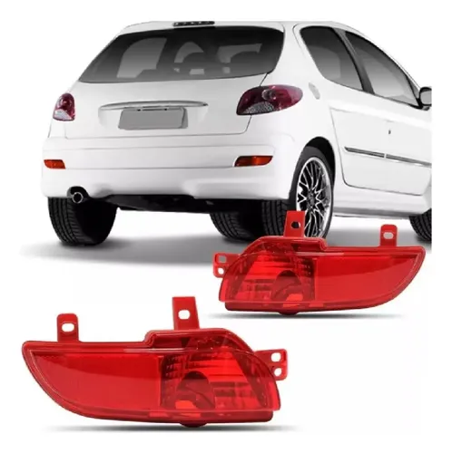 Juego Par Faro Trasero Paragolpe Peugeot 207 3/5 Ptas - foto 3