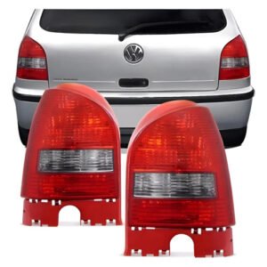 Juego De Faro Trasero Gol G3 2000/2005 Base Roja Simil Orig Izquierdo Y Derecho