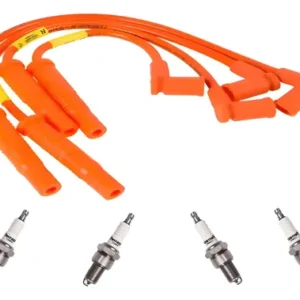 Kit Cables + Bujias Ferrazzi Ford Ka 1.5 16v Se Sel Sigma Naranja