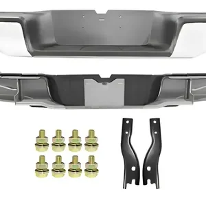 Paragolpe Trasero Hilux Con Bajada Y Soportes 2016 A 2025