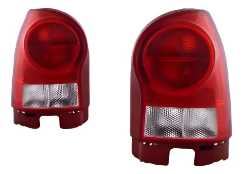 Juego Faro Trasero Gol Power Super Oferta Calidad Superior Izquierdo Y Derecho Rojo