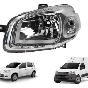 Optica Fiat Uno Novo Cargo Fiorino 13 14 15 16 17 18 19 Crom