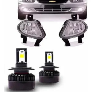 Juego Faros Auxiliares Corsa Classic 1999 A 2011 Con Creeled Ambos Lados