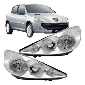 Optica Peugeot 207 Kit X2 Juego Calidad Original Ambos Lados 6 Meses