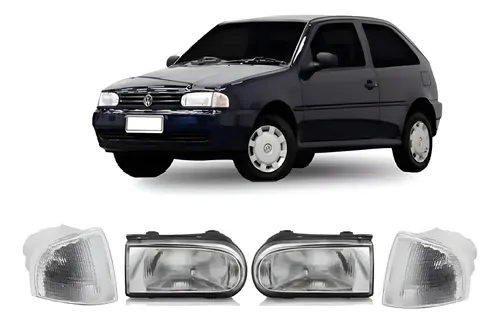 Opticas Giros Vw Gol Ab9 Saveiro G2 95 96 97 98 99 Kit Ambos Lados