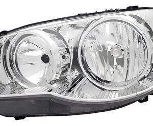 Optica Fiat Siena 04/11 Fase Ii Fondo Cromado Aro Crom Izq Izquierdo