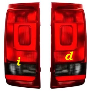 Juego Par Faro Trasero Volkswagen Amarok Fume Enganche Arteb Ambos Lados Rojo/fume