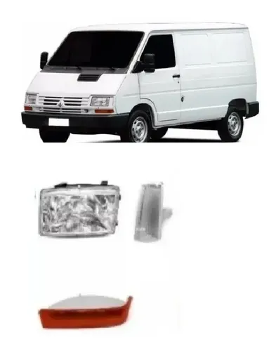 Combo Optica Faro Y Giro Trafic (x3)