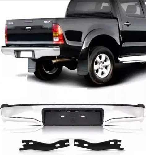 Paragolpe Trasero Hilux 2005/2015 Completo Excelente Calidad - foto 2