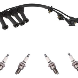 Kit Cables Superior + Bujias Ferrazzi Escort Mondeo 96 A 03 Negro