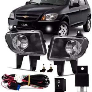 Kit Faros Auxiliares Antiniebla Chevrolet Celta 2011 A 2016 Cristal