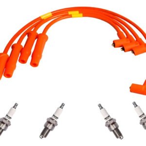 Kit Cables + Bujias Ferrazzi Volkswagen Golf Mk4 1.6 2.0 8v Naranja