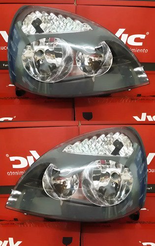 Juego Optica Clio 2 2006 2007 2008 2009 10 11 12 Vic Kit X2 Ambos Lados